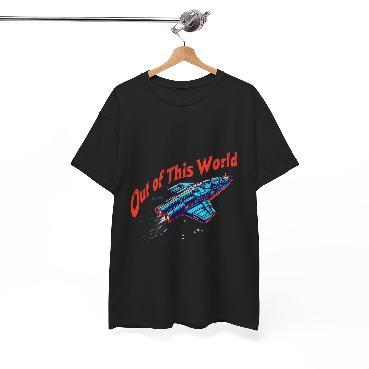 Rocket Ship Unisex Tee - 'Out of This World' Design