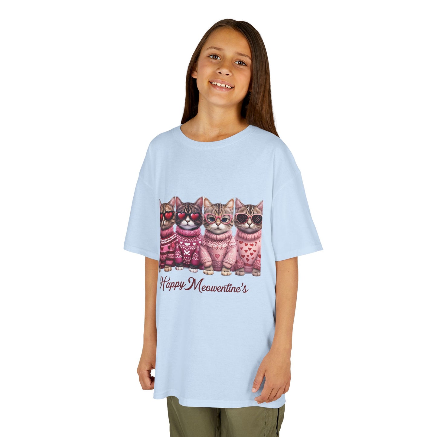Purrfect Valentine's Cats Sweater Tee