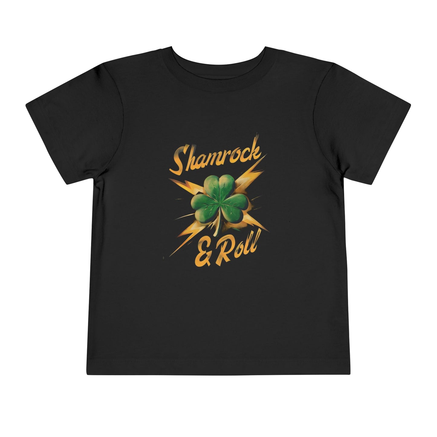 Toddler T- Shirt - Shamrock and Lightning Bolt Design