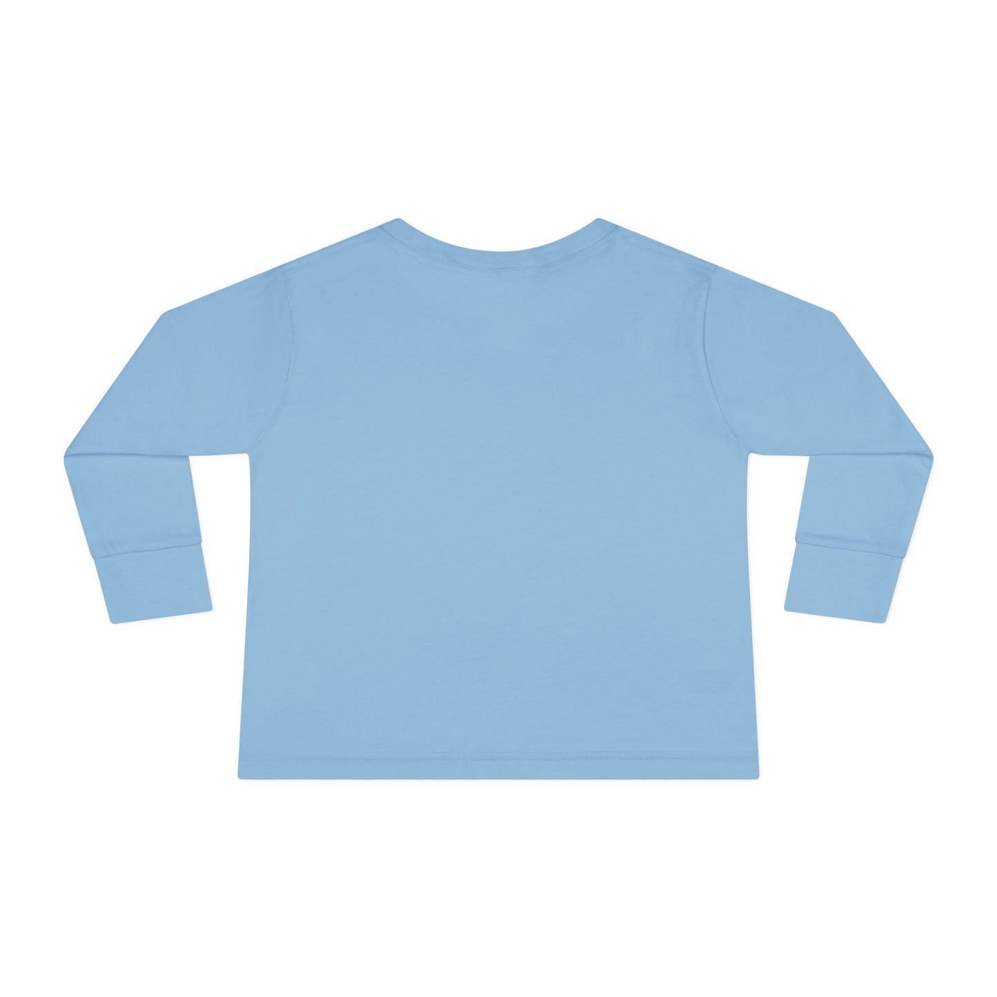 Toddler Long Sleeve Tee - Cartoon Heart Character Holding Pencils