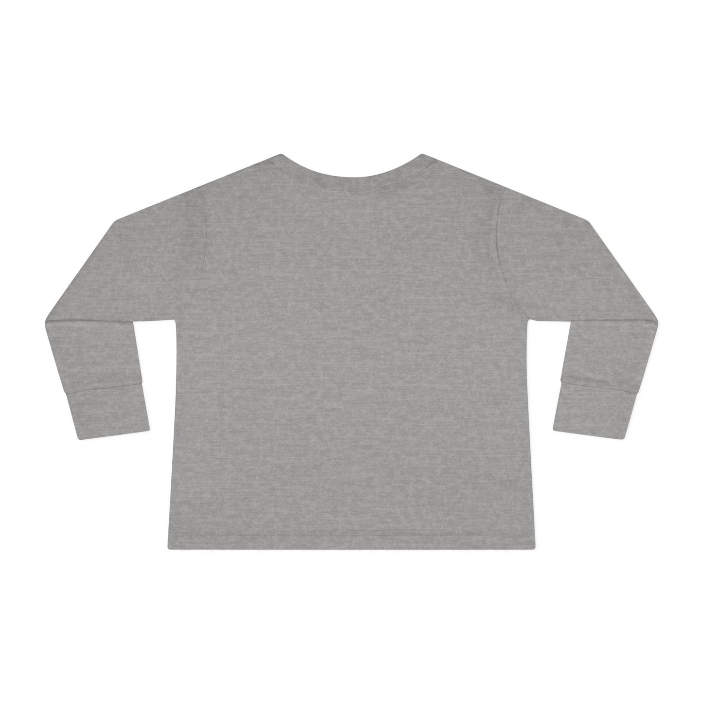Toddler Long Sleeve Tee - Cartoon Heart Character Holding Pencils