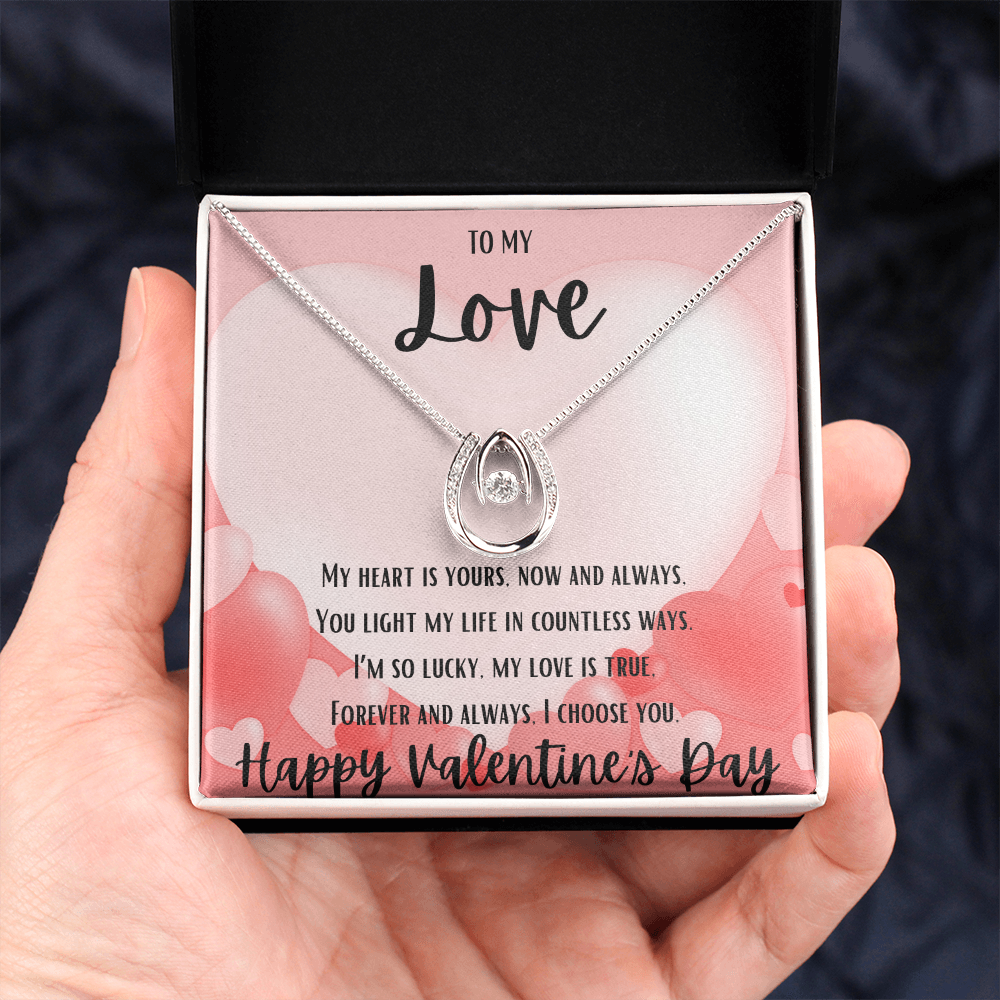 Endless Love: Horseshoe Necklace of Luck and Devotion