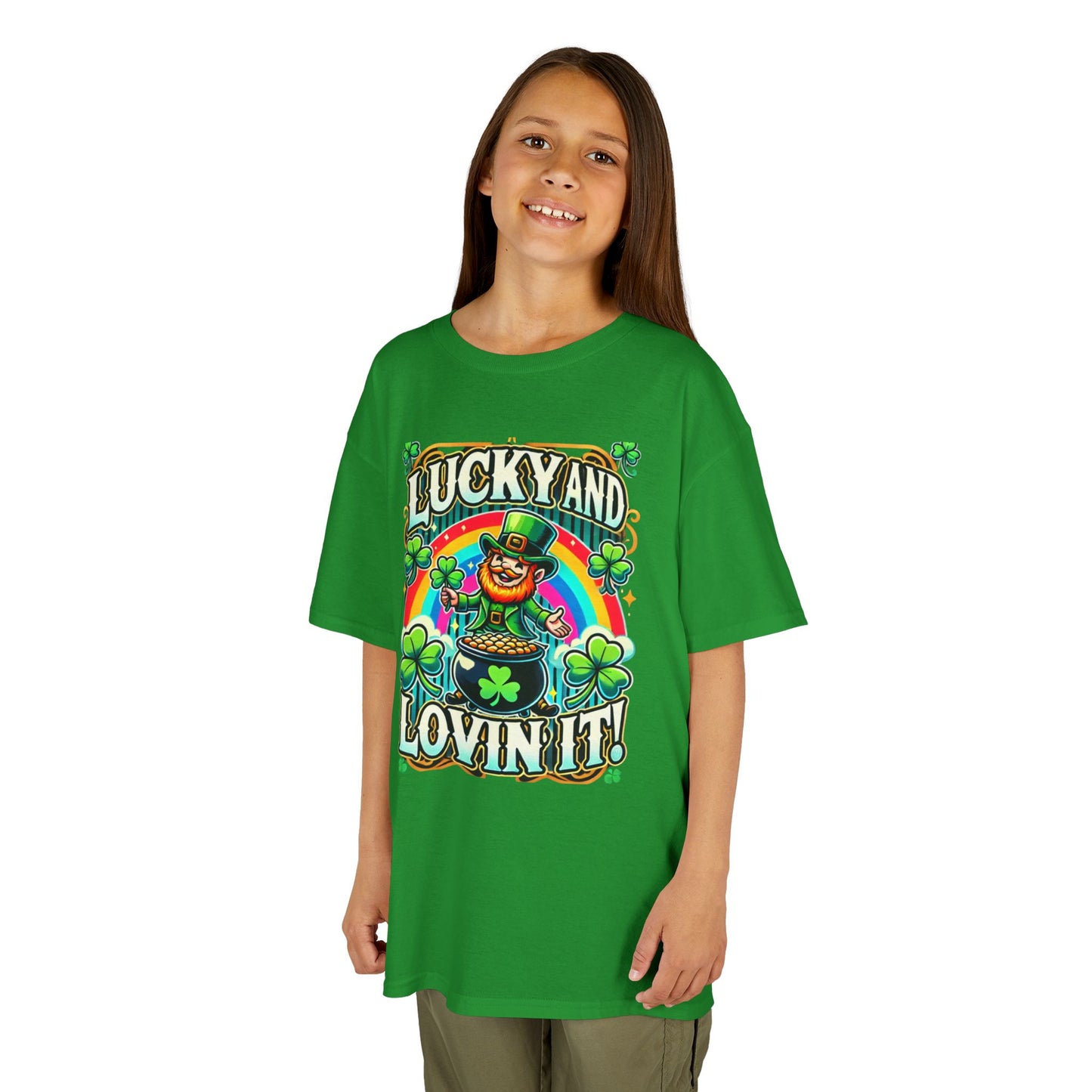 Kids TShirt Lucky Leprechaun Tee