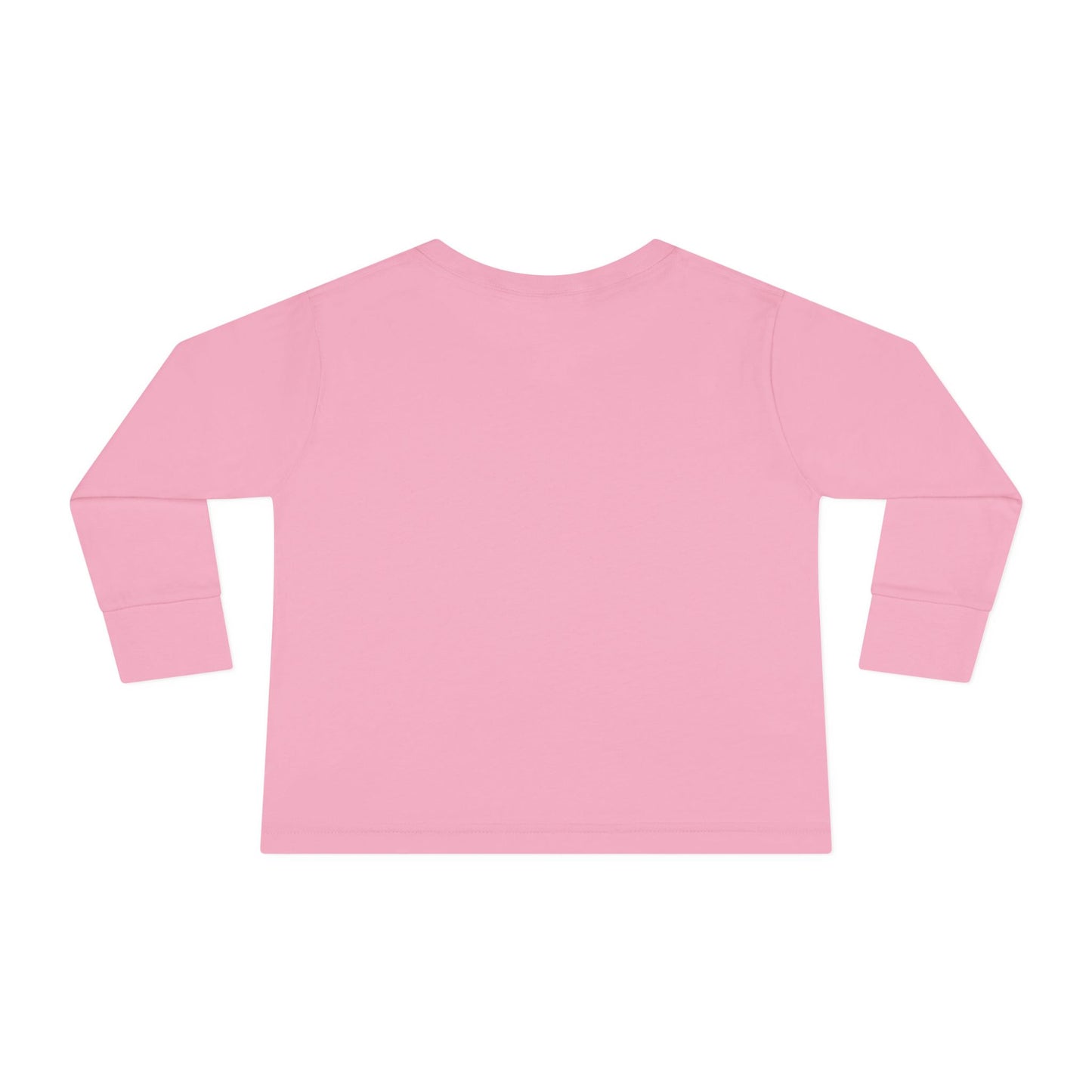 Toddler Long Sleeve Tee - Cartoon Heart Character Holding Pencils