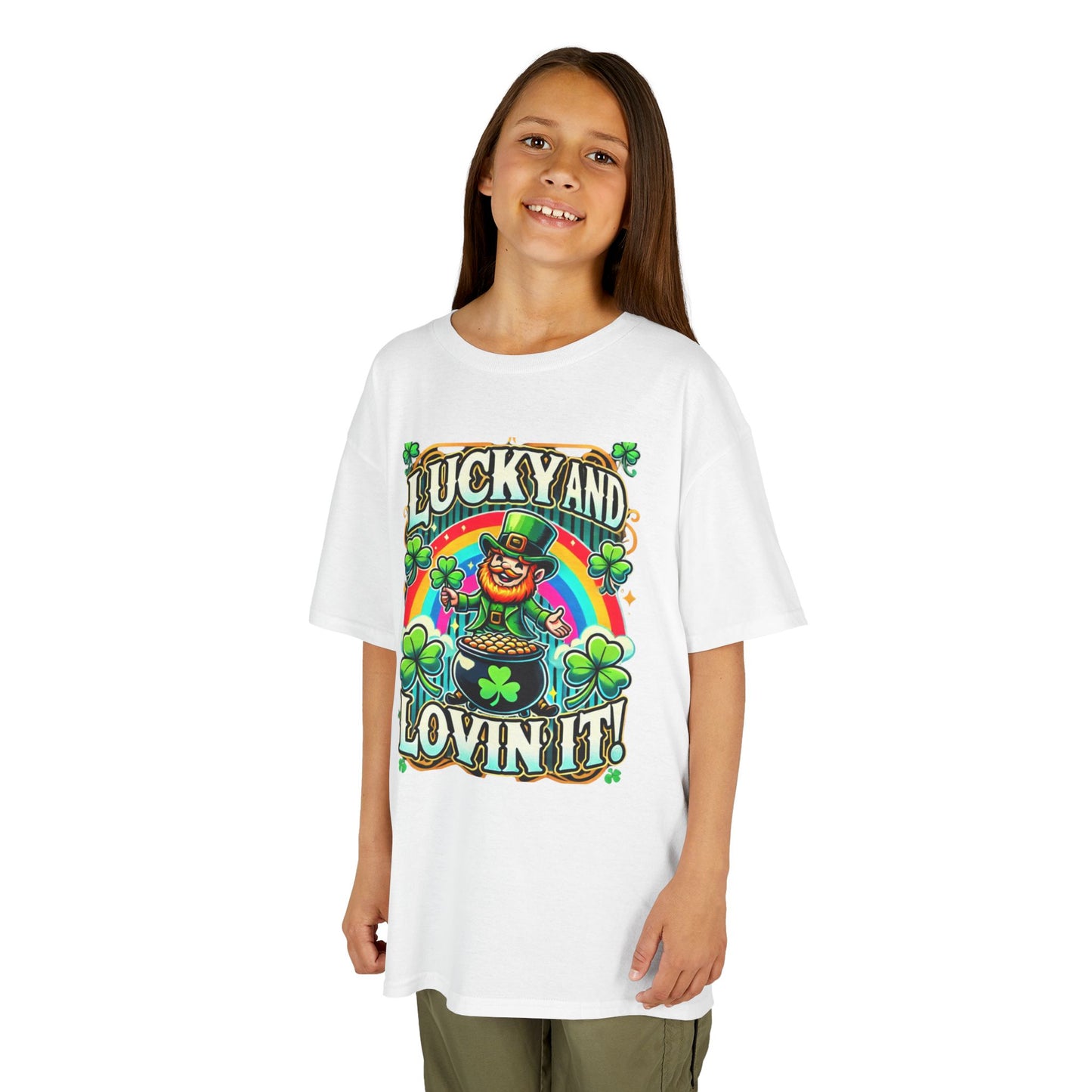Kids TShirt Lucky Leprechaun Tee