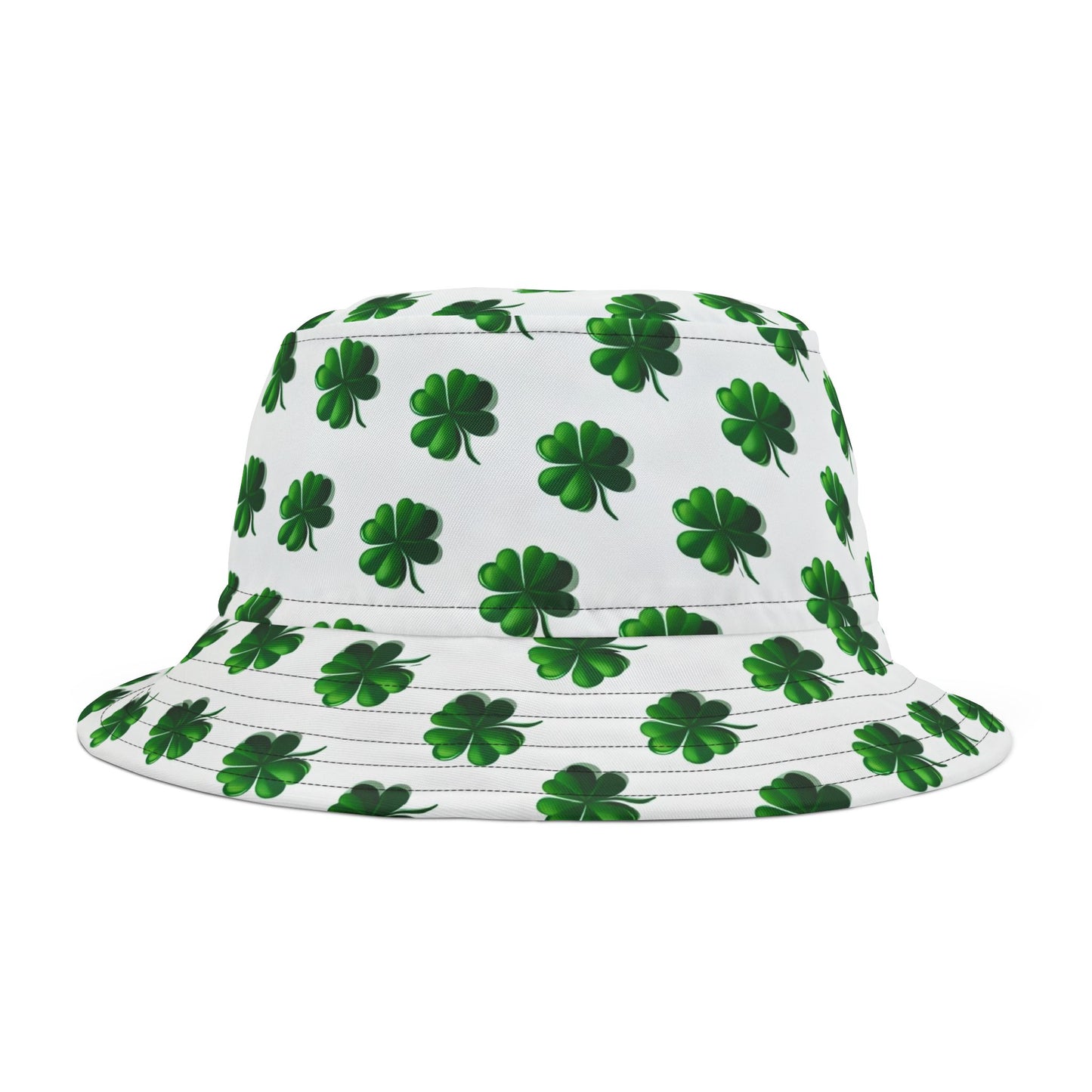 Bucket Hat - Shamrock Pattern St. Patrick's Day Cap